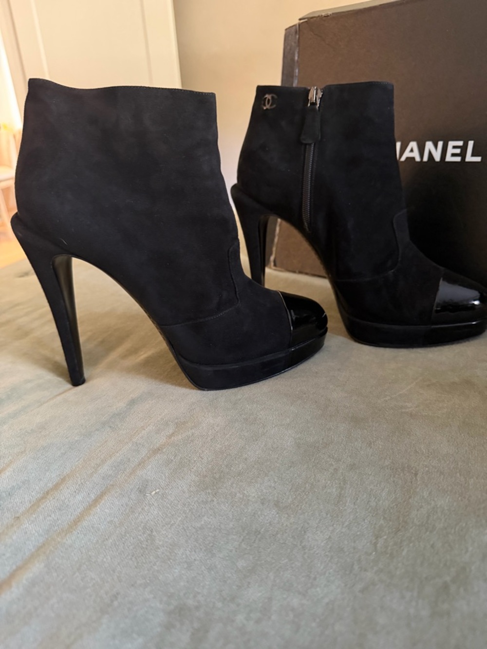 Chanel Suede Bootie